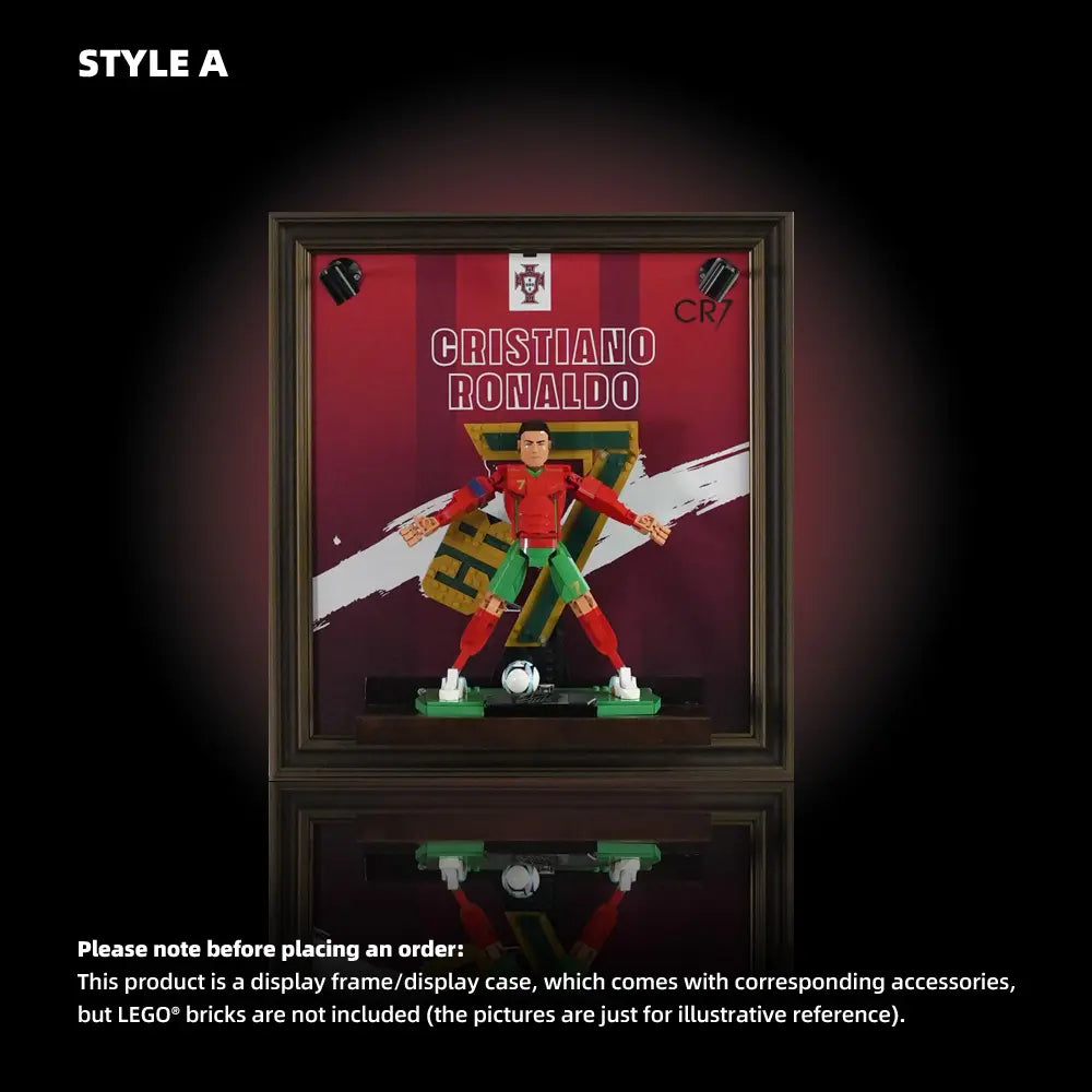 Cornice da parete per LEGO® Edizioni Cristiano Ronaldo - Leggenda del calcio (43016)