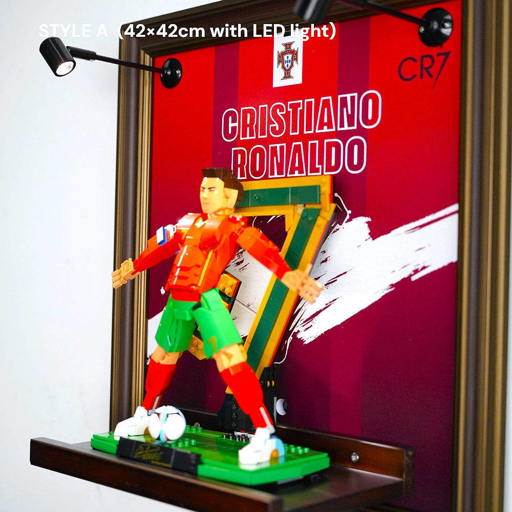 Cornice da parete per LEGO® Edizioni Cristiano Ronaldo - Leggenda del calcio (43016)