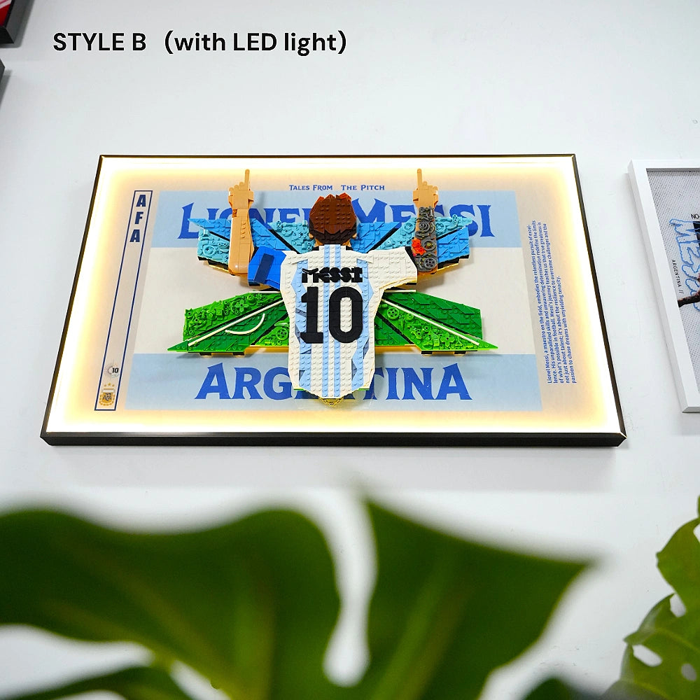 Wall Display Frame for LEGO® Editions Lionel Messi – Celebration (43018)