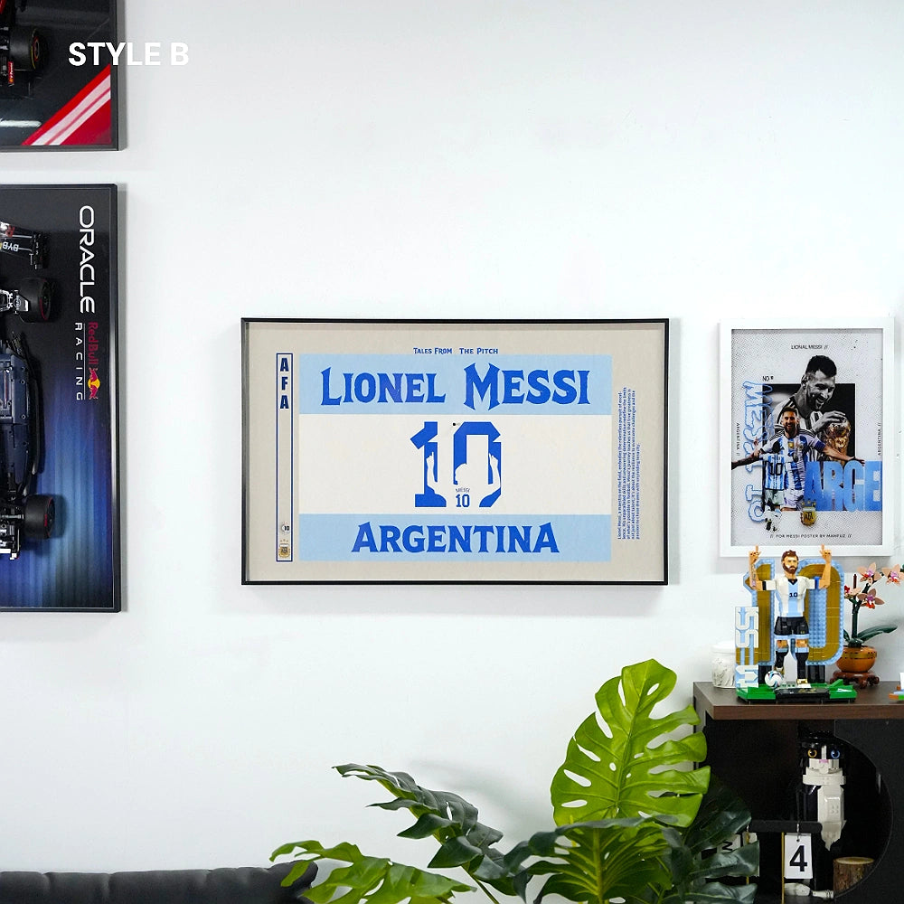 Wall Display Frame for LEGO® Editions Lionel Messi – Celebration (43018)