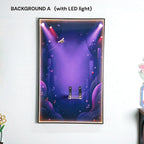 Wall Display Frame for LEGO® Editions Olivia Rodrigo's Dual Guitar & Vinyl (43031,43028)