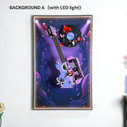 Wall Display Frame for LEGO® Editions Olivia Rodrigo's Dual Guitar & Vinyl (43031,43028)