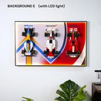 Wall Display Frame for LEGO® F1 Legends (10330, 10353, 11375)