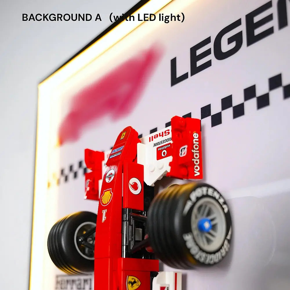 Wall Display Frame for LEGO® F1 Legends (10330, 10353, 11375)