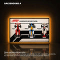 Wall Display Frame for LEGO® F1 Legends (10330, 10353, 11375)