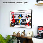 Wall Display Frame for LEGO® F1 Legends (10330, 10353, 11375)