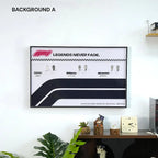 Wall Display Frame for LEGO® F1 Legends (10330, 10353, 11375)