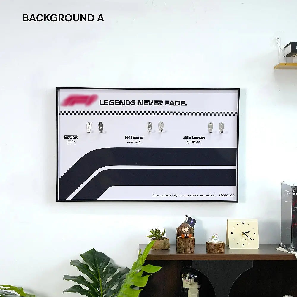 Wall Display Frame for LEGO® F1 Legends (10330, 10353, 11375)
