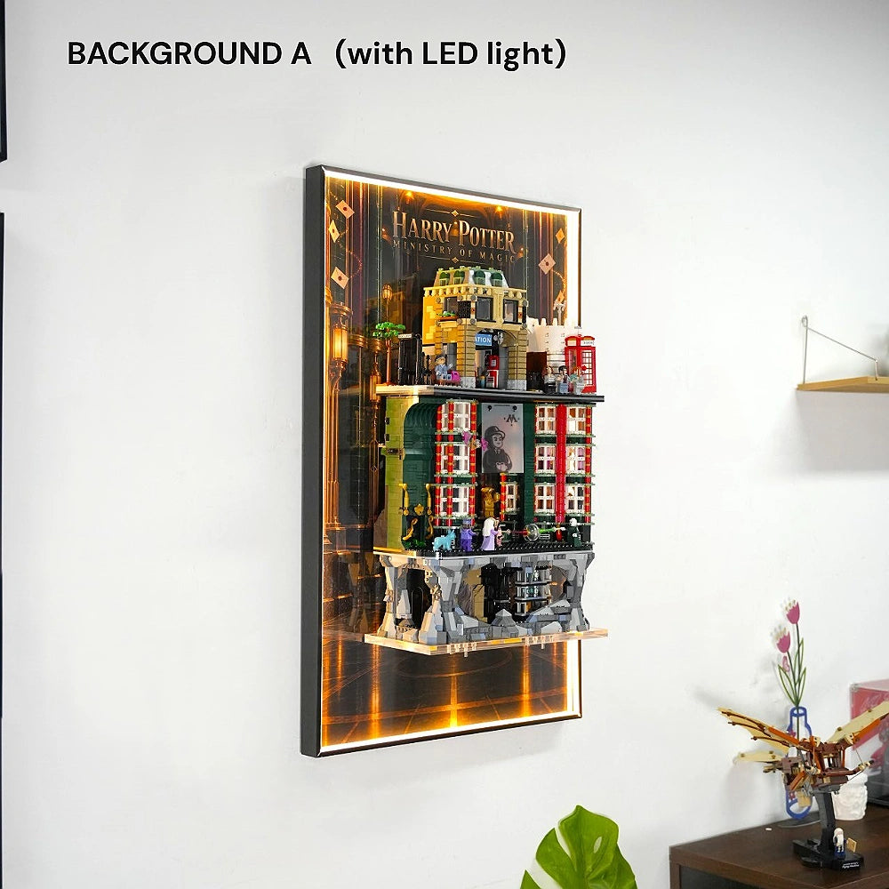 Wall Display Frame for LEGO® Harry Potter™ The Ministry of Magic™ – Collectors' Edition (76476)