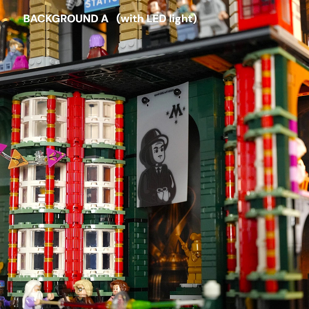 Wall Display Frame for LEGO® Harry Potter™ The Ministry of Magic™ – Collectors' Edition (76476)