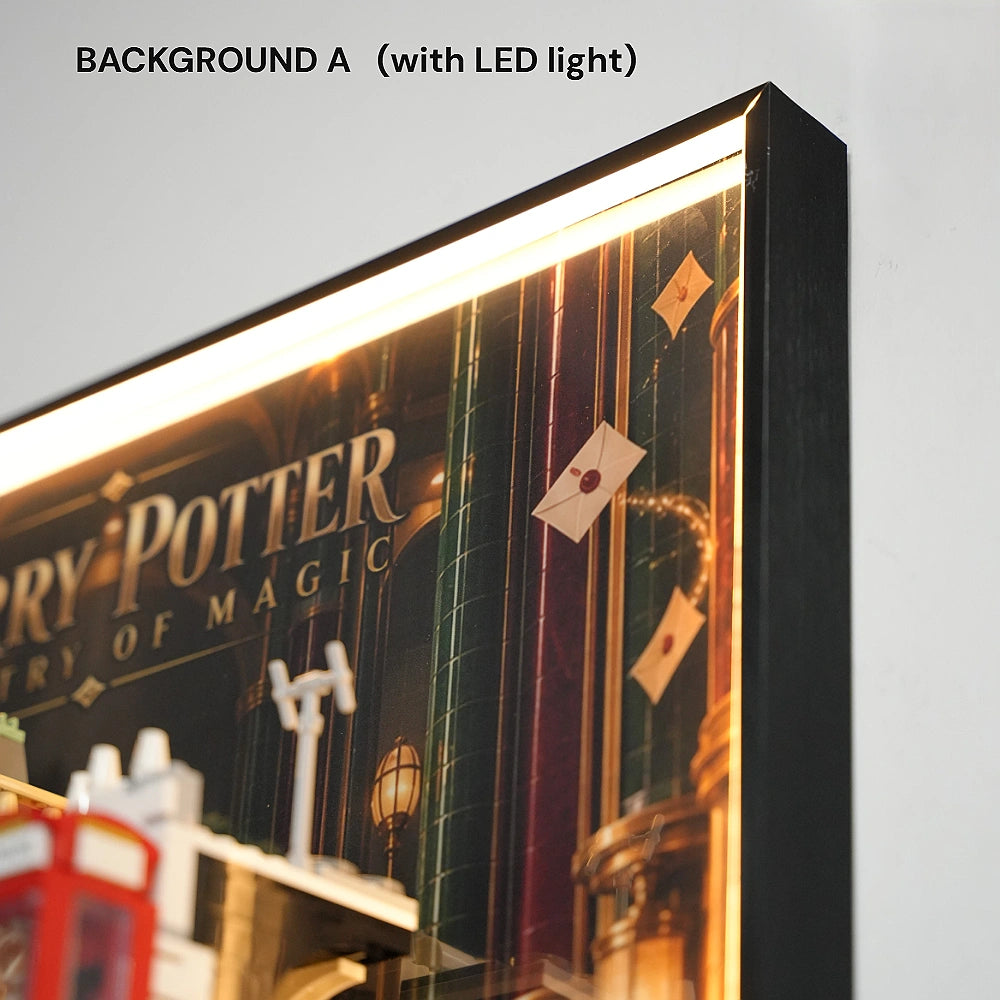 Wall Display Frame for LEGO® Harry Potter™ The Ministry of Magic™ – Collectors' Edition (76476)