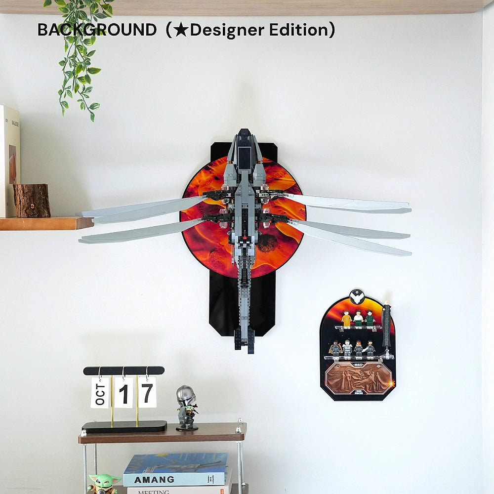Wall Display Frame for LEGO® Icons Dune Atreides Royal Ornithopter (10327)