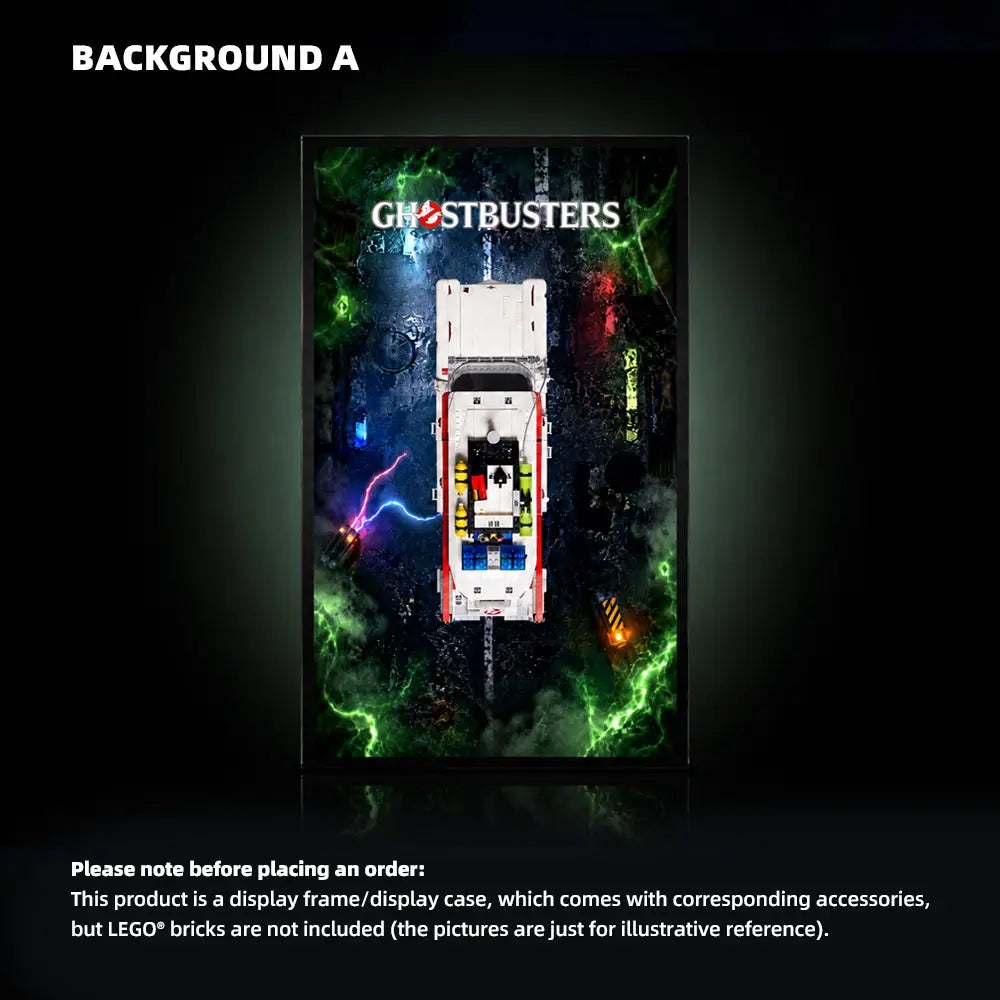 Wall Display Frame for LEGO® Icons Ghostbusters™ ECTO-1 (10274)