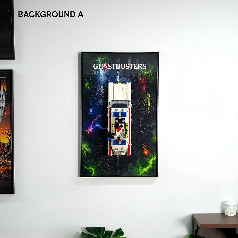 Wall Display Frame for LEGO® Icons Ghostbusters™ ECTO-1 (10274)