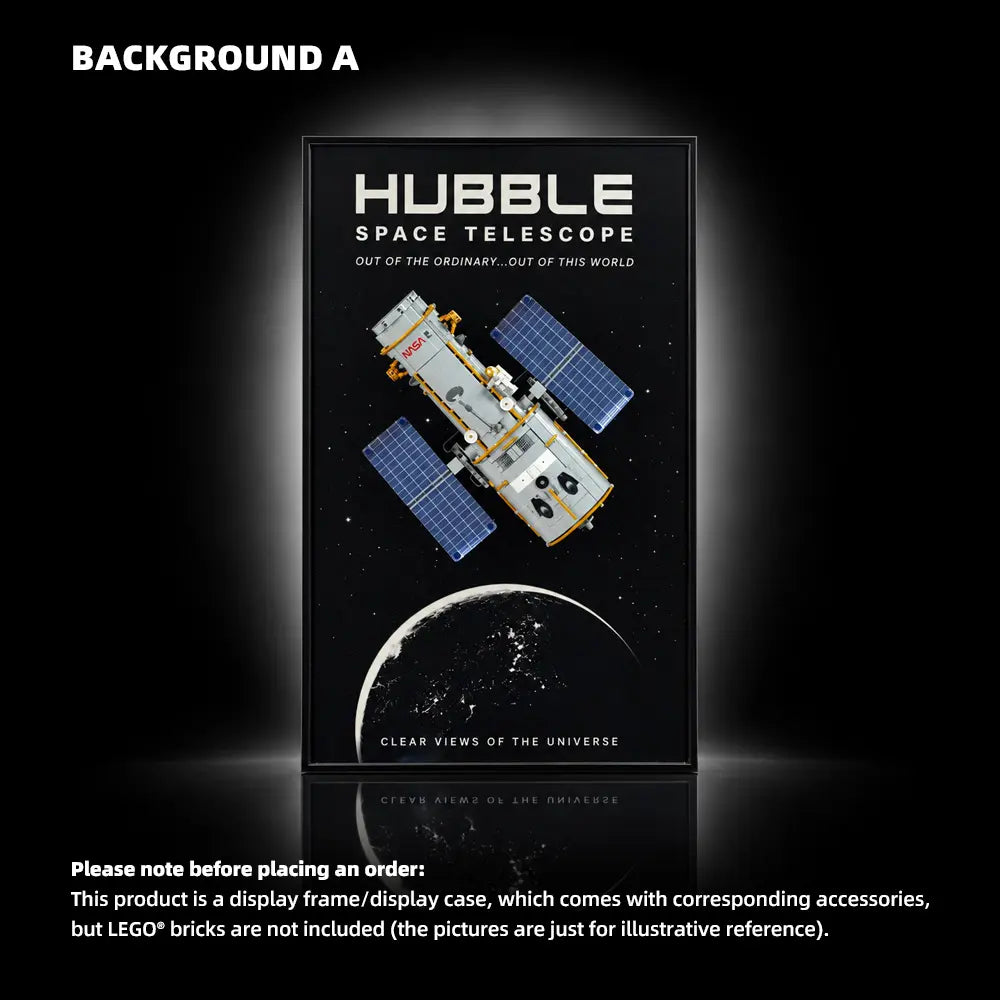Wall Display Frame for LEGO® Icons Hubble Telescope (11382)