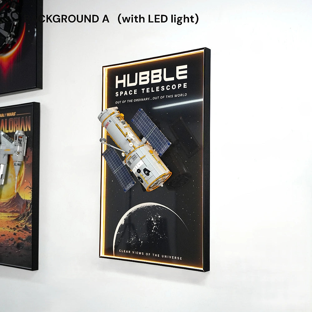 Wall Display Frame for LEGO® Icons Hubble Telescope (11382)