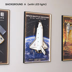 Wall Display Frame for LEGO® Icons NASA Space Shuttle Discovery (10283)