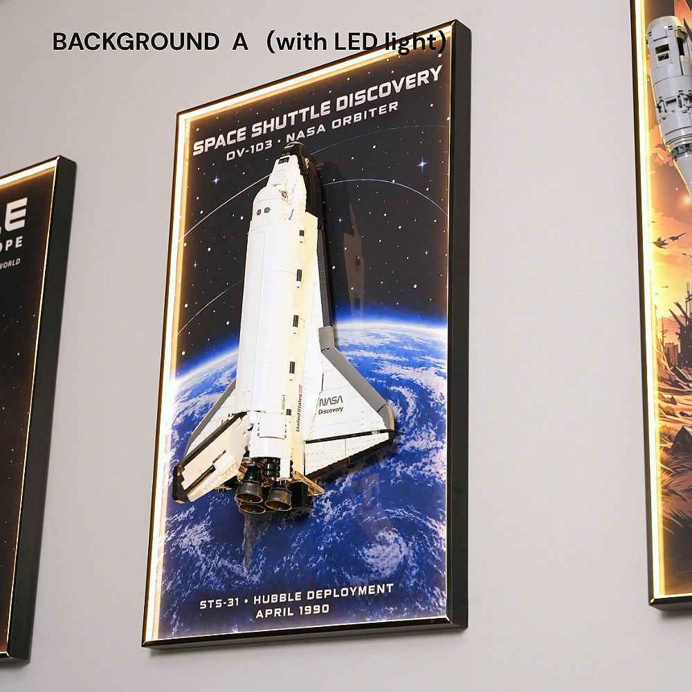 Wall Display Frame for LEGO® Icons NASA Space Shuttle Discovery (10283)