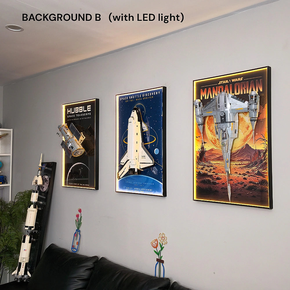 Wall Display Frame for LEGO® Icons NASA Space Shuttle Discovery (10283)