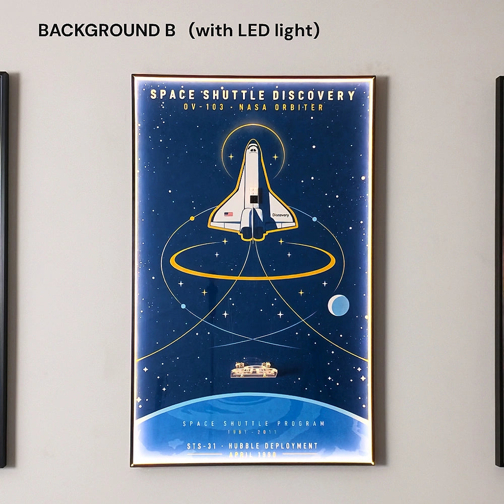 Wall Display Frame for LEGO® Icons NASA Space Shuttle Discovery (10283)