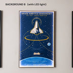 Wall Display Frame for LEGO® Icons NASA Space Shuttle Discovery (10283)