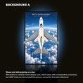 Wall Display Frame for LEGO® Icons Shuttle Carrier Aircraft (10360)A