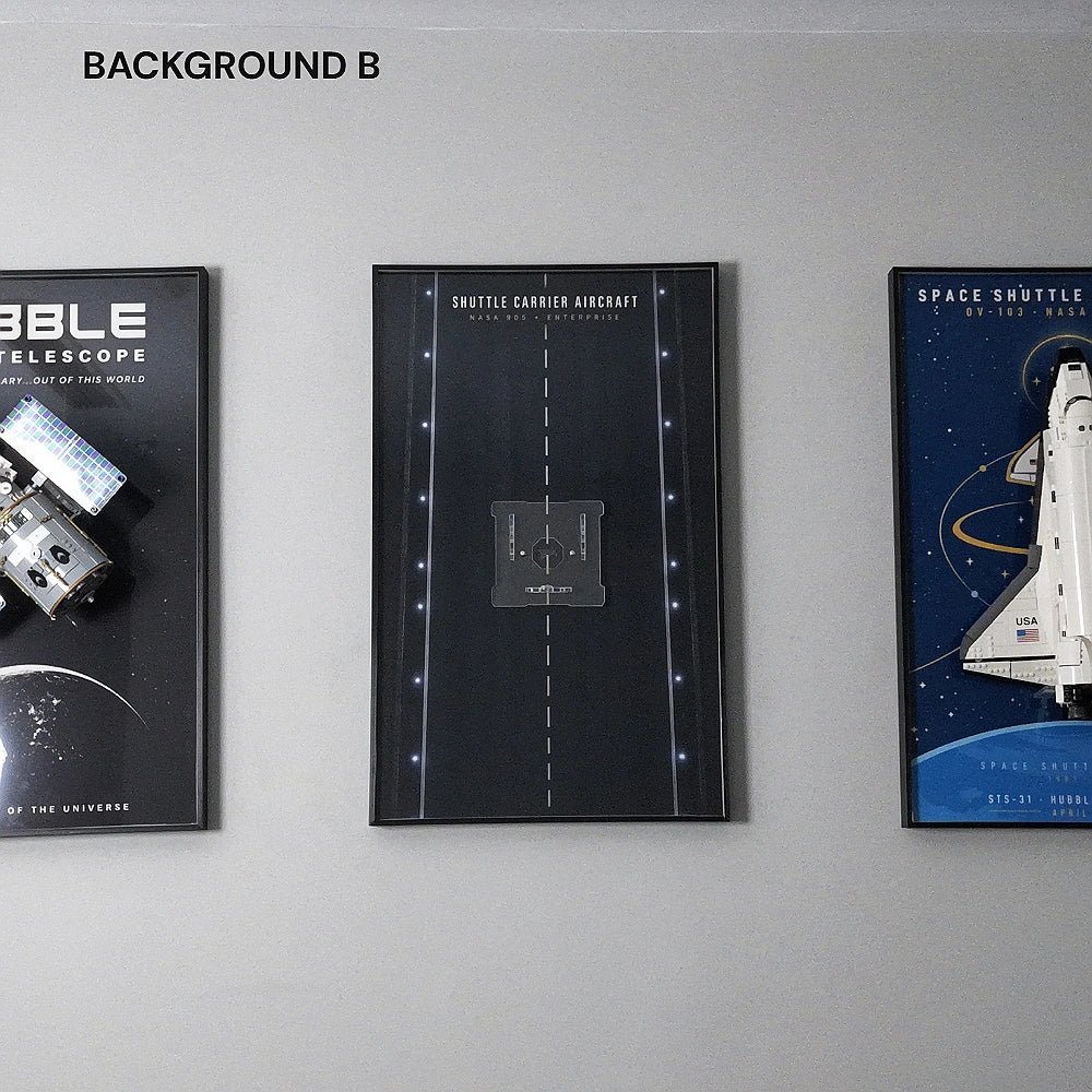 Wall Display Frame for LEGO® Icons Shuttle Carrier Aircraft (10360)