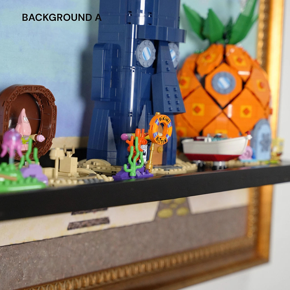 Wall Display Frame for LEGO® Icons SpongeBob SquarePants: Bikini Bottom (11386)