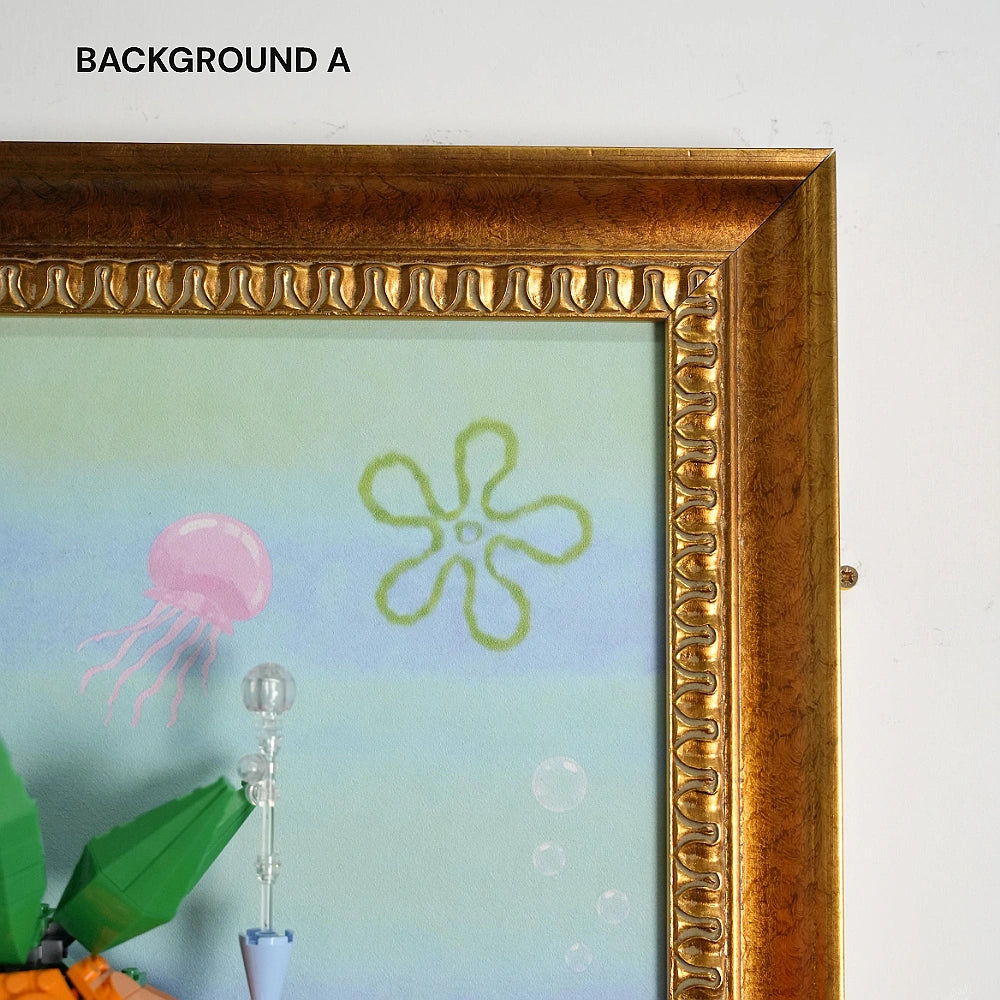 Wall Display Frame for LEGO® Icons SpongeBob SquarePants: Bikini Bottom (11386)