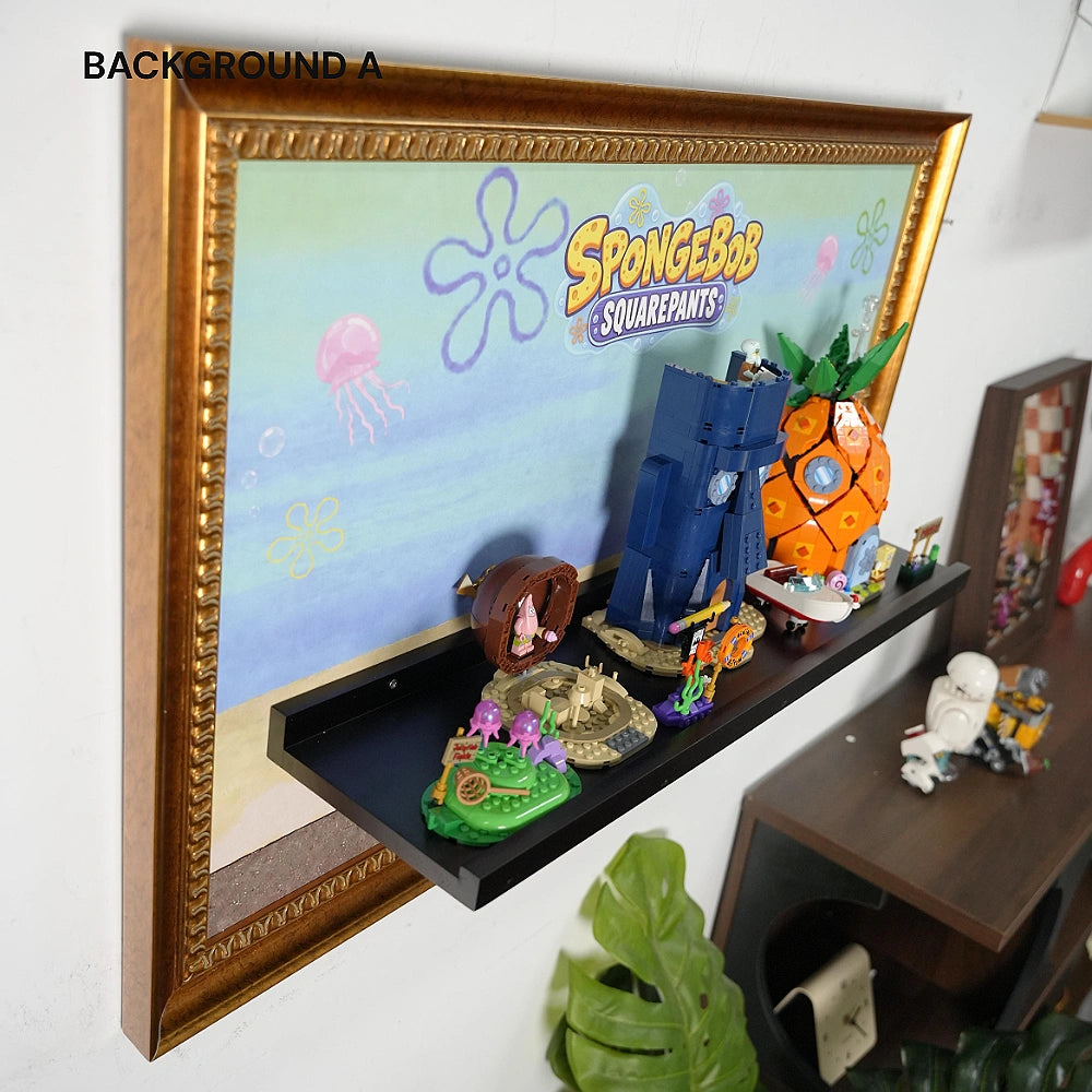 Wall Display Frame for LEGO® Icons SpongeBob SquarePants: Bikini Bottom (11386)