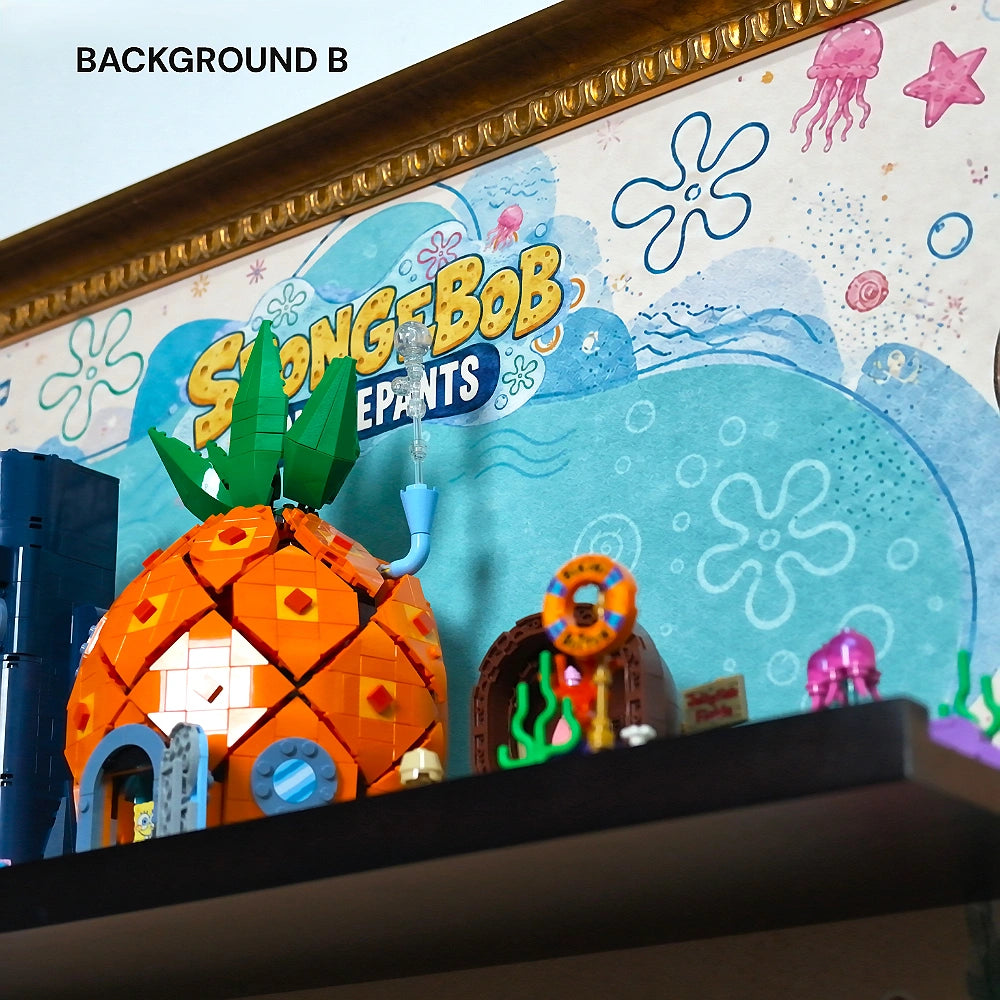 Wall Display Frame for LEGO® Icons SpongeBob SquarePants: Bikini Bottom (11386)