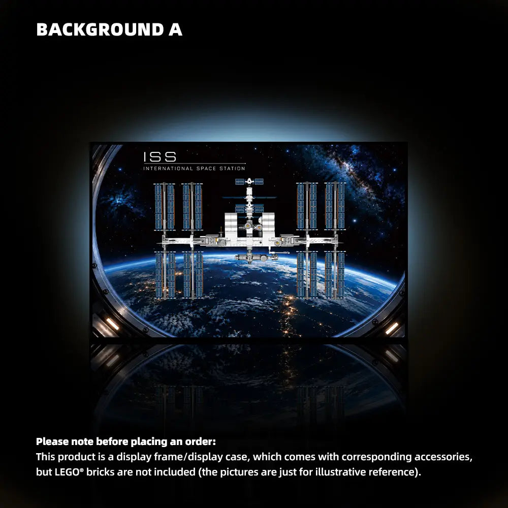 Wall Display Frame for LEGO® Ideas International Space Station (21321)A