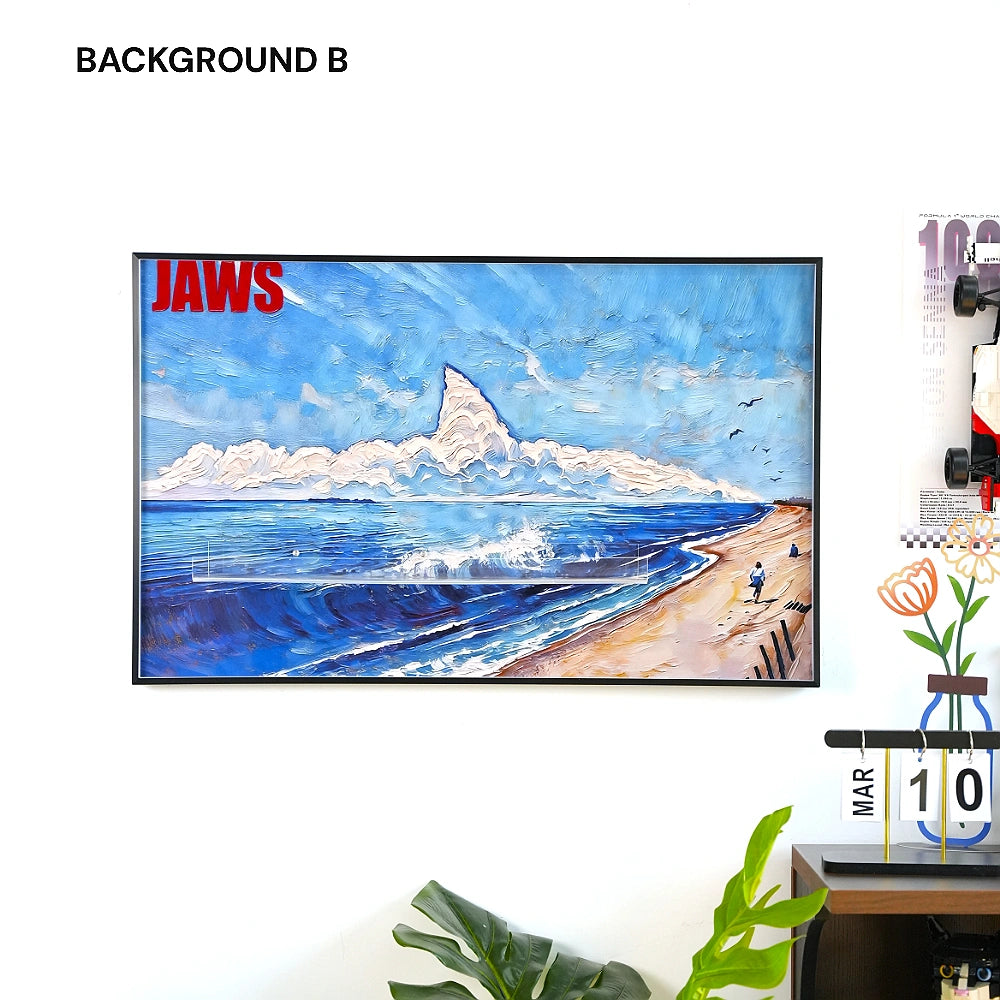 Wall Display Frame for LEGO® Ideas Jaws (21350)