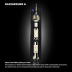Wall Display Frame for LEGO® Ideas NASA Apollo Saturn V - Separated Stages (92176)&(21309)