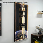 Wall Display Frame for LEGO® Ideas NASA Apollo Saturn V - Separated Stages (92176)&(21309)