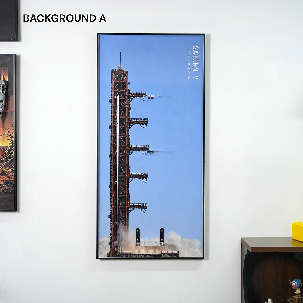 [pre-sale]Wall Display Frame for LEGO® Ideas NASA Apollo Saturn V (92176)