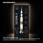 Wall Display Frame for LEGO® Ideas NASA Apollo Saturn V (92176)