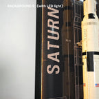 Wall Display Frame for LEGO® Ideas NASA Apollo Saturn V (92176)&(21309)