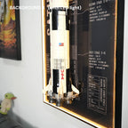 Wall Display Frame for LEGO® Ideas NASA Apollo Saturn V (92176)&(21309)