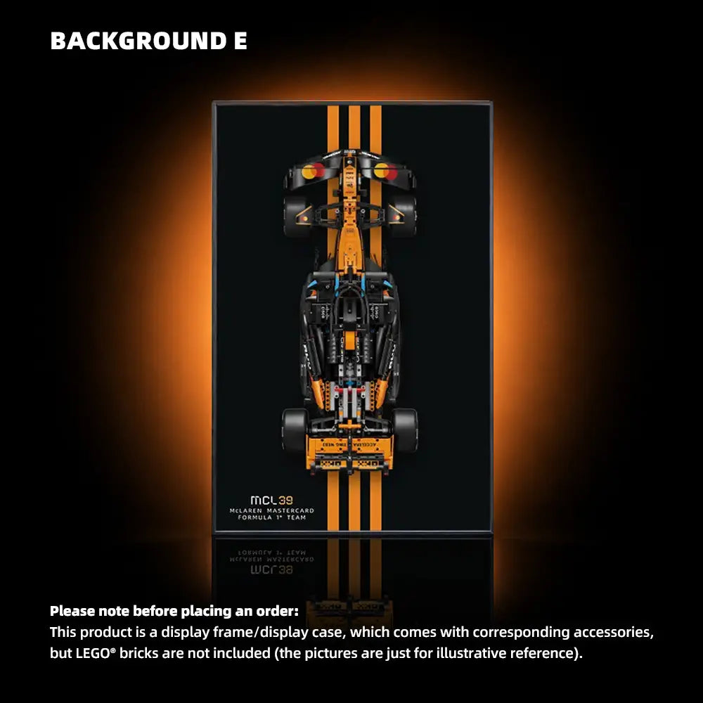 Wall Display Frame for LEGO® McLaren MCL39 F1 Car (42228)