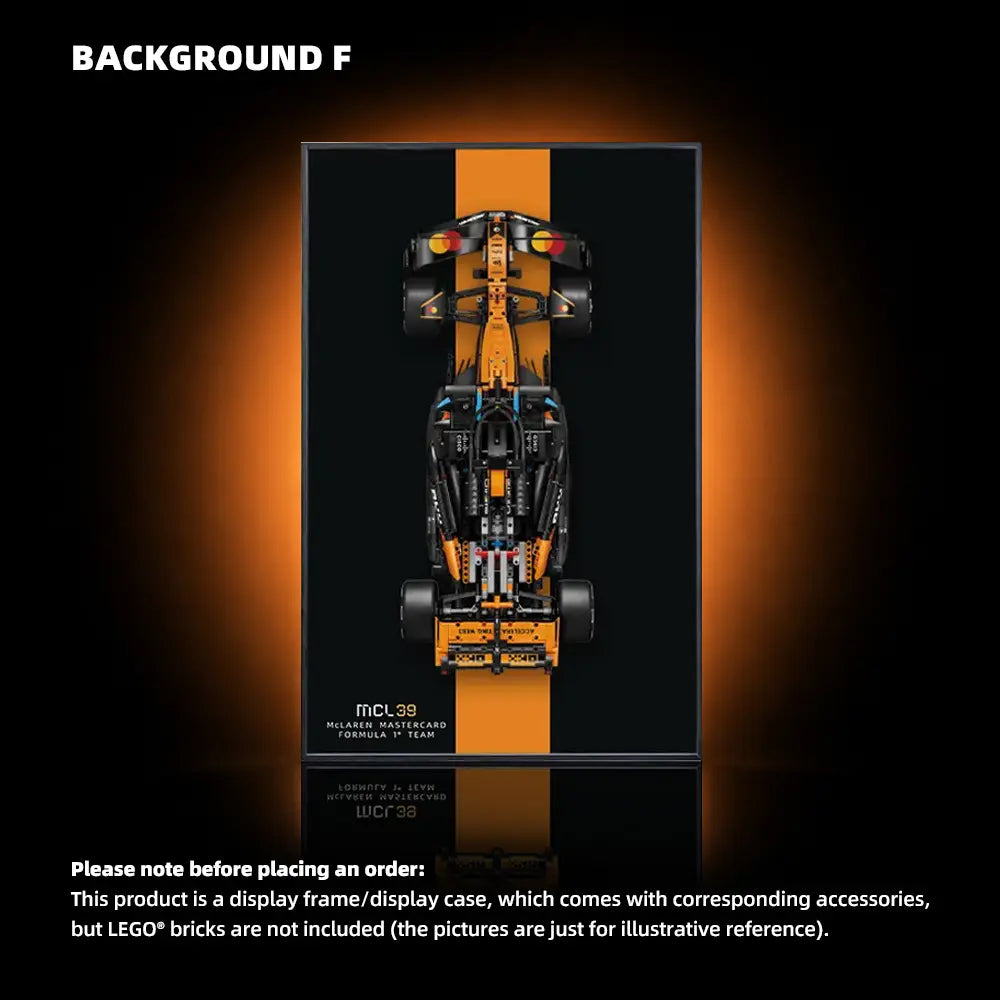 Wall Display Frame for LEGO® McLaren MCL39 F1 Car (42228)