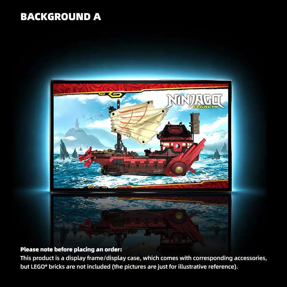 Wall Display Frame for LEGO® NINJAGO Destiny's Bounty (71705)