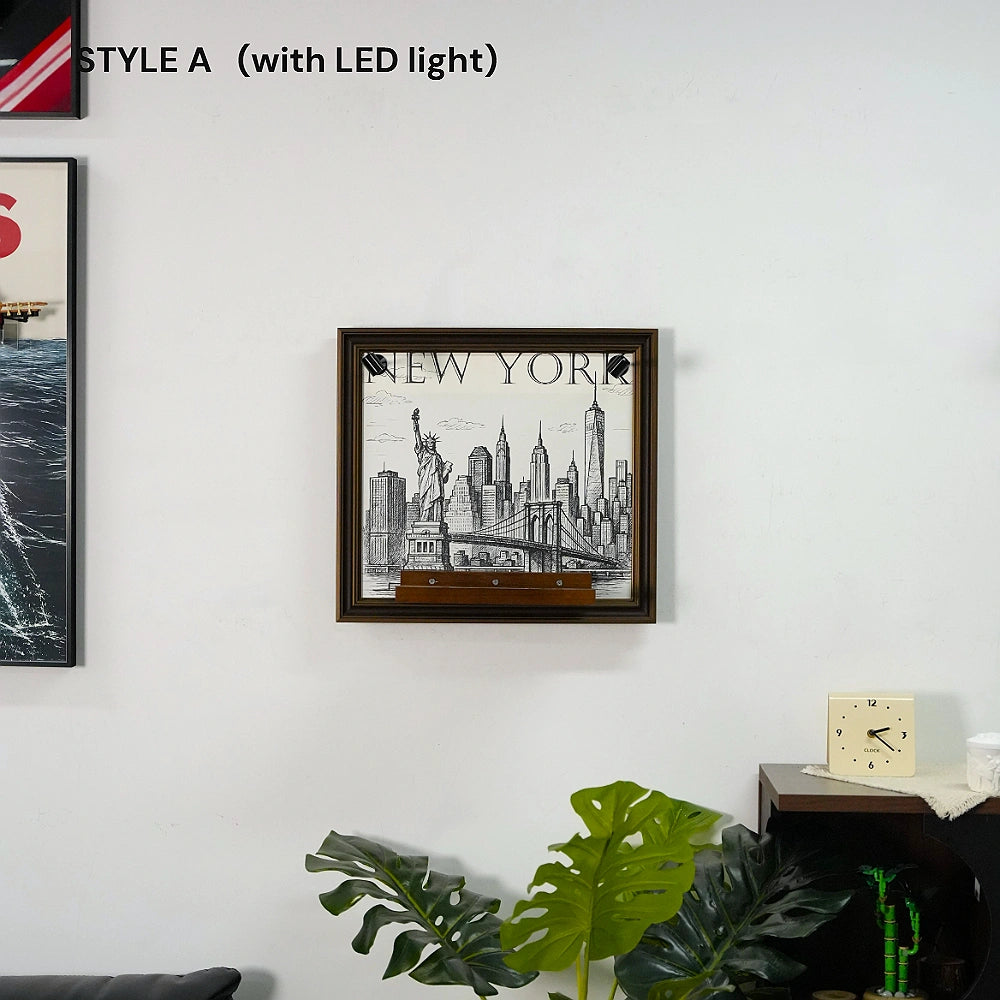 Wall Display Frame for LEGO® New York City – The Big Apple (21066)