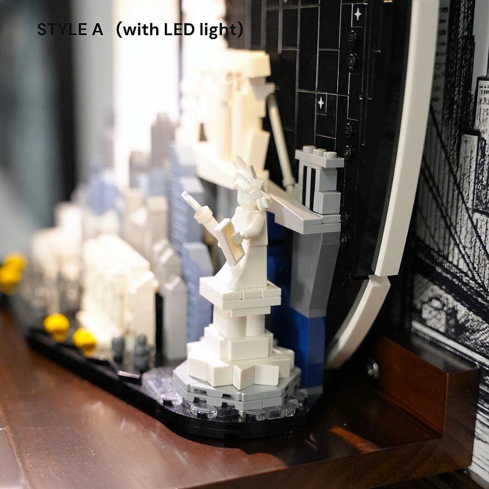 Wall Display Frame for LEGO® New York City – The Big Apple (21066)