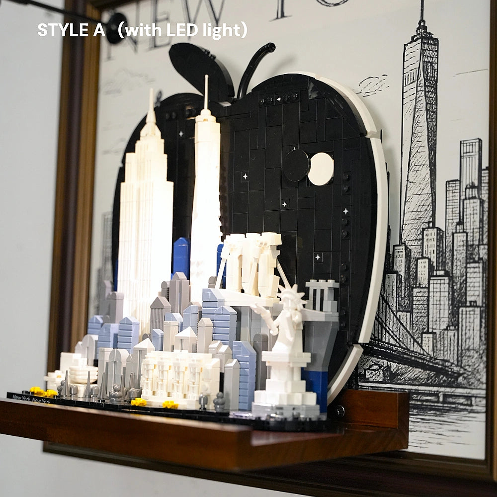 Wall Display Frame for LEGO® New York City – The Big Apple (21066)