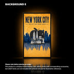 Wall Display Frame for LEGO® New York City – The Big Apple (21066)