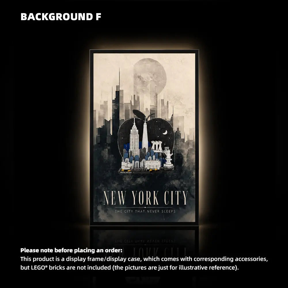 Cadre Mural LEGO Architecture pour New York City – La Grosse Pomme (21066)
