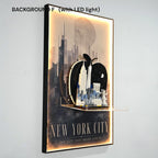 Wall Display Frame for LEGO® New York City – The Big Apple (21066)
