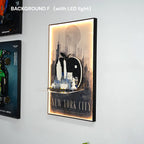 Wall Display Frame for LEGO® New York City – The Big Apple (21066)