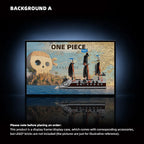 Wall Display Frame for LEGO® One Piece Garp’s Marine Battleship (75646)